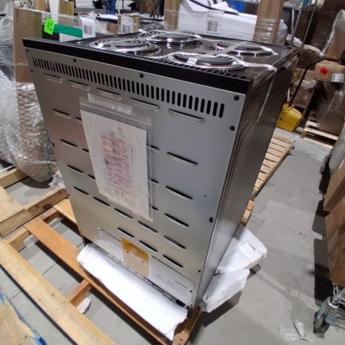 ELEMENT SLIDE-IN COIL STOVE RANGE WITH 4 BURNERS - 24" - 3.7 CU. FT - STAINLESS STEEL / BLACK (MODEL:EECR24MES-CA) image 5