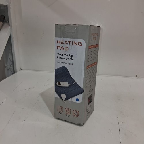 ELECTRIC HEATING PAD WITH 6 HEAT SETTINGS AND TIMER - 12" X 24" - BLUE image 3