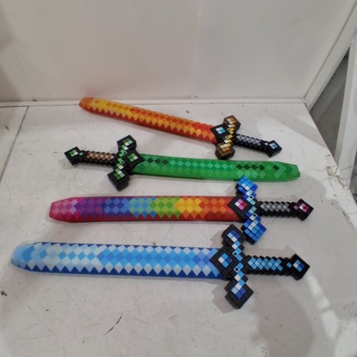 4PK XSHOT FOAM TOY SWORDS - ASSORTED COLOURS image 2
