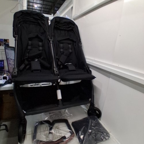 SILVER CROSS JET LIGHTWEIGHT DOUBLE STROLLER - 50LBS MAX EACH SIDE - BLACK (MODEL: SX2317) image 2