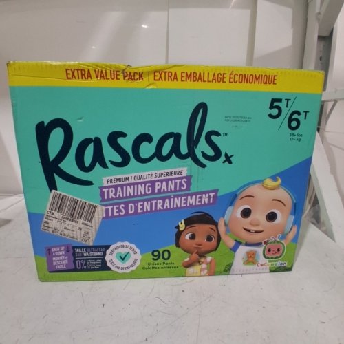 90PK RASCALS COCOMELON ABSORBENT POTTY TRAINING PANTS - 5T-6T image 4