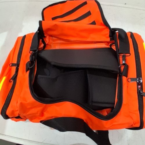 PRIMACARE FIRST RESPONDER BAG FOR TRAUMA - PROFESSIONAL COMPARTMENT KIT CARRIER FOR EMERGENCY MEDICAL SUPPLIES - 21" X 12" X 9" - ORANGE (MODEL: KB-4135-O) image 4