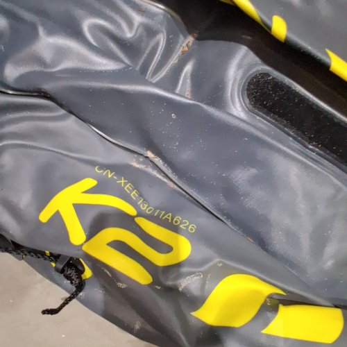 INTEX EXPLORER K2 2-PERSON INFLATABLE KAYAK WITH OARS AND PUMP - 400 LBS MAX/CAP - YELLOW/GREY (MODEL: 68307) image 3