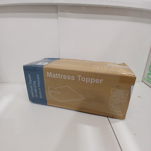 MEMORY FOAM MATTRESS TOPPER - 3" - TWIN - BLUE (MODEL: TP-HM-3T) image 3