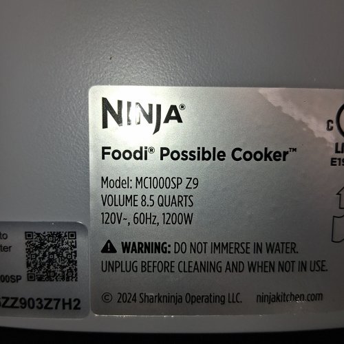 NINJA FOODI POSSIBLE COOKER MULTI-COOKER WITH GLASS LID, NON-STICK & OVEN SAFE - 8.5 QT, 1200W, 120 V - GRAY (MODEL: MC1000SP) image 3