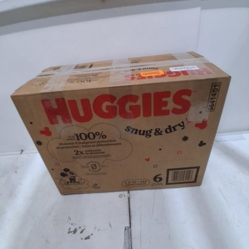 144PK HUGGIES LITTLE MOVERS DIAPERS - SIZE 4 - WHITE image 3