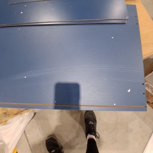 WALSUNNY KITCHEN ISLAND ON WHEELS, WITH STORAGE CABINET - 16" X 24" X 35" - BLUE (MODEL: SHX828-BRO) image 6