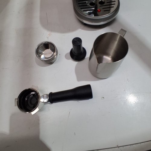 BREVILLE THE BAMBINO COMPACT ESPRESSO MAKER - STAINLESS STEEL (MODEL: BES450BSS) image 4