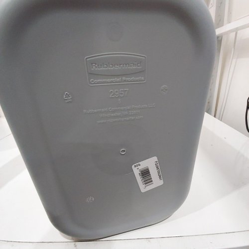 RUBBERMAID COMMERCIAL WASTEBASKET TRASH BIN - 41QT - GREY (MODEL: 2957) image 3