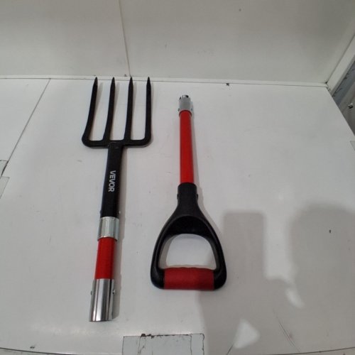 GARDEN PITCH FORK 4-TINE - 45" - RED, BLACK (MODEL: F115-2) image 2