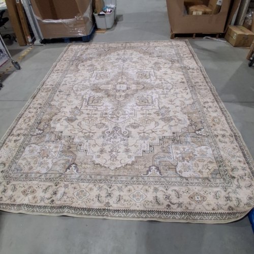 WASHABLE AREA RUG - 9FTX12FT - BROWN/MULTICOLOUR image 2