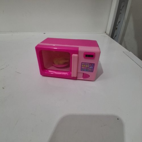 BANGGOOD MINIATURE MICROWAVE OVEN FOR DOLLHOUSES - AGES 3+/4" - PINK image 3