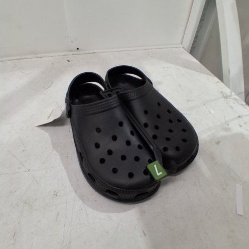 UNISEX GEORGE CLOG CROCK SHOE - SIZE 7 WOMEN 5.5 MEN - BLACK (STYLE: 24CLOGY26) image 2