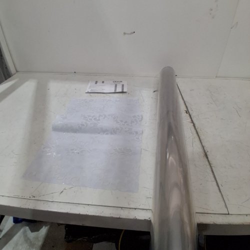 WATERPROOF PVC TABLE PROTECTOR MAT - 36" X 60" - CLEAR (F085-20T-9201550) image 2