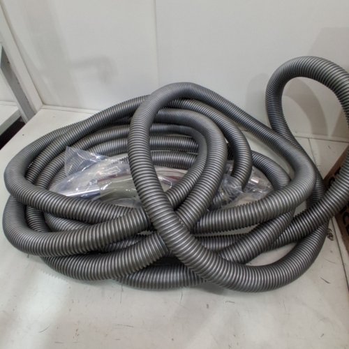 Nadair Central Vacuum Universal Low-Voltage Hose- 40FT- GREY/RED image 2