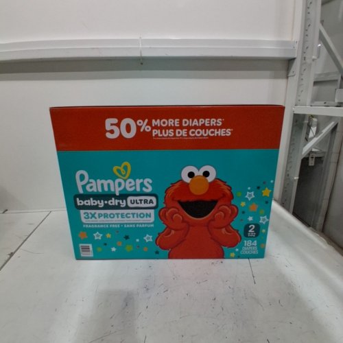 184PK PAMPERS BABY DRY ULTRA DIAPERS - SIZE 2 image 2