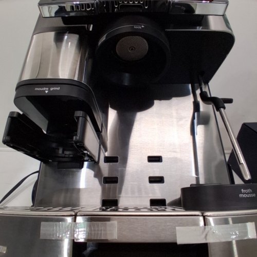 NINJA LUXE CAFE ESSENTIAL SERIES 3-IN-1 COFFEE GRINDER, MILK FROTHER, AND DRIP COFFEE ESPRESSO MACHINE - SILVER/BLACK - (MODEL: ES501C) image 10