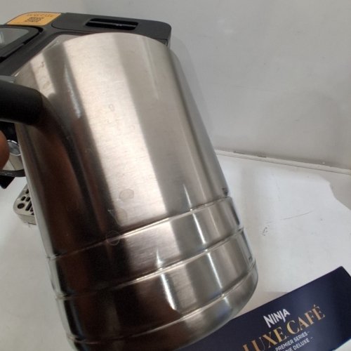 NINJA LUXE CAFE ESSENTIAL SERIES 3-IN-1 COFFEE GRINDER, MILK FROTHER, AND DRIP COFFEE ESPRESSO MACHINE - SILVER/BLACK - (MODEL: ES501C) image 13