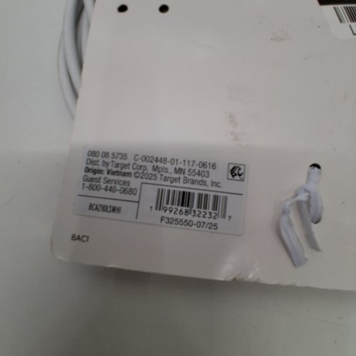 DEALWORTHY USB-A TO LIGHTNING CHARGING CABLE - 10FT - WHITE image 2