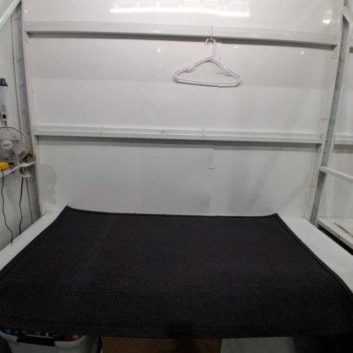 DEXI LARGE HEAVY DUTY RUBBER DOOR MAT - 3FT X 5FT - BLACK image 2
