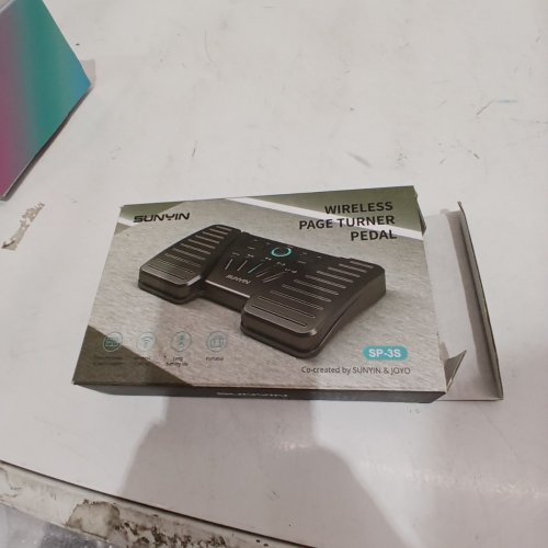 SUNYIN WIRELESS PAGE TURNER PEDAL - BLACK (MODEL: SP-3S) image 5