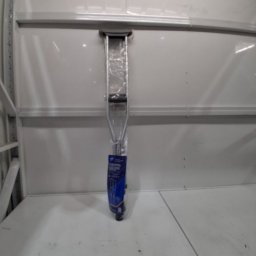 MEDLINE GUARDIAN STANDARD ALUMINUM ADJUSTABLE CRUTCHES - 5.2FT TO 5.10FT - ALUMINUM (MODEL: MDSV80535) image 3