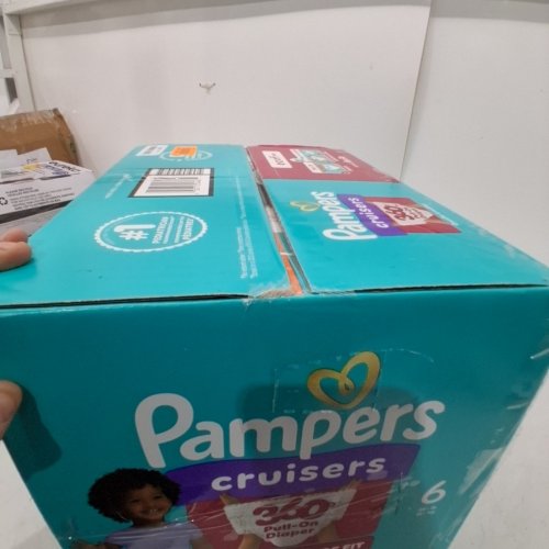 76PK PAMPERS CRUISERS 100% LEAKPROOF 360° GAP-FREE FIT DIAPERS - SIZE 6 image 3