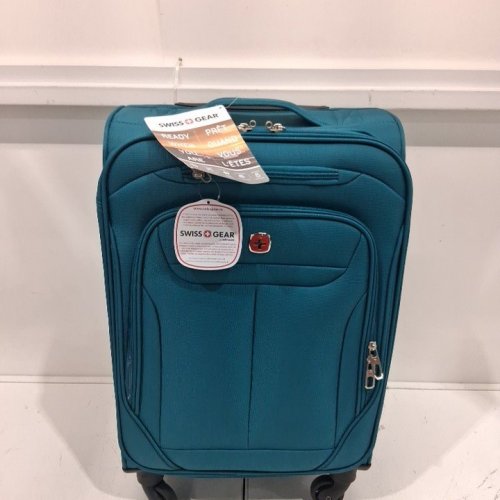 SWISSGEAR MARUMO SOFTSIDE LIGHTWEIGHT EXPANDABLE LUGGAGE WITH SPINNER WHEELS - 21.5" - TEAL (MODEL: TEAL - SW12769029) image 2