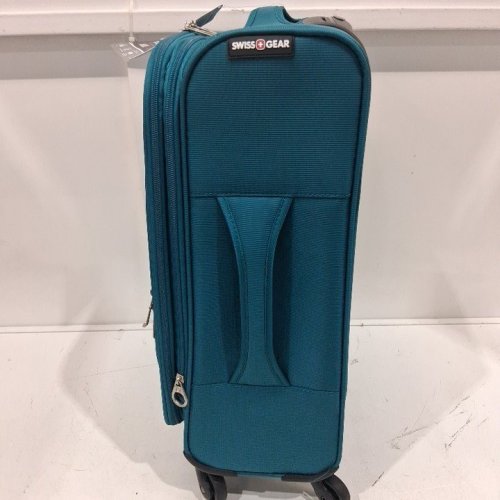 SWISSGEAR MARUMO SOFTSIDE LIGHTWEIGHT EXPANDABLE LUGGAGE WITH SPINNER WHEELS - 21.5" - TEAL (MODEL: TEAL - SW12769029) image 3
