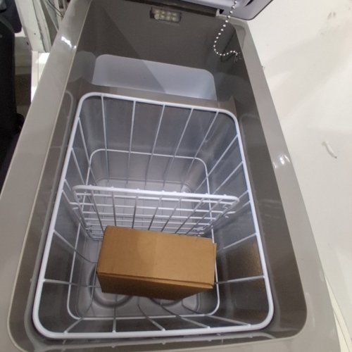 EUHOMY ELECTRIC COOLER CAR REFRIGERATOR WITH BLUETOOTH APP CONTROL - 12V/24V DC - 47QT - BLACK/GREY - (MODEL: CF001-45GR-CAEH) image 6