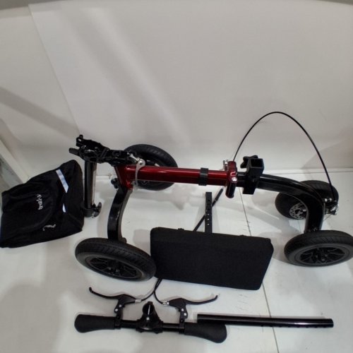 STROLLAID FOLDABLE KNEE WALKER- 21.65" X 16.53" X 13.18" - RED (MODEL: S9294) image 4