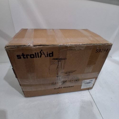 STROLLAID FOLDABLE KNEE WALKER- 21.65" X 16.53" X 13.18" - RED (MODEL: S9294) image 2
