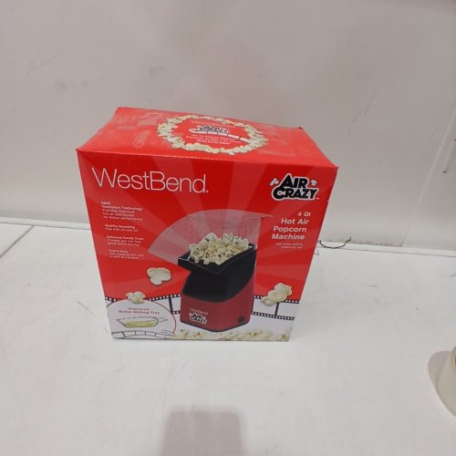 WESTBEND AIR CRAZY NO OIL HOT AIR POPCORN MAKER - 4 QT - RED (MODEL: PCWBACBK13) image 4