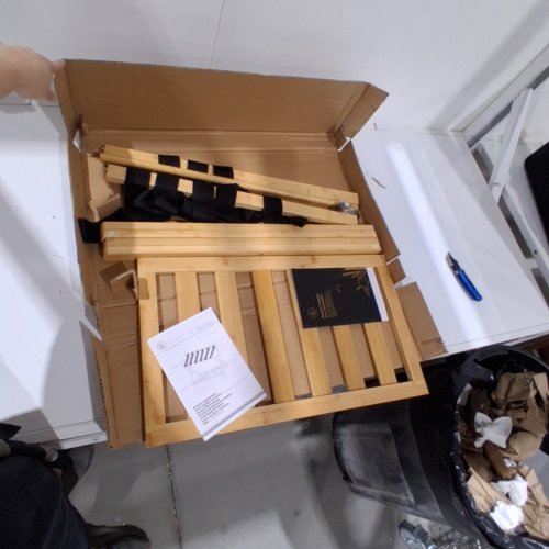 BAMBOOHOMIE BAMBOO LUGGAGE RACK - NATURAL (MODEL: image 4