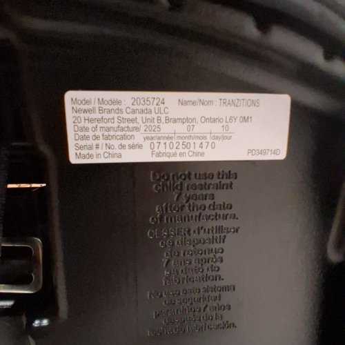 GRACO TRANZITIONS 3-IN-1 HARNESS BOOSTER SEAT - 22-100LBS - PROOF BLACK (MODEL: 2035724) image 3