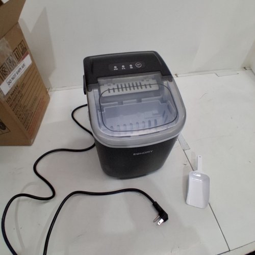 EUHOMY COUNTERTOP ICE MAKER - MAKES 26LBS/DAY - BLACK (MODEL: IM-06D) image 3