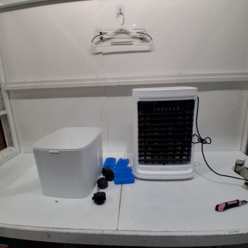 SERENELIFE PORTABLE EVAPORATIVE AIR COOLER FAN WITH WIFI APP AND REMOTE CONTROL - WHITE (MODEL: SLACL25WHGY) image 3