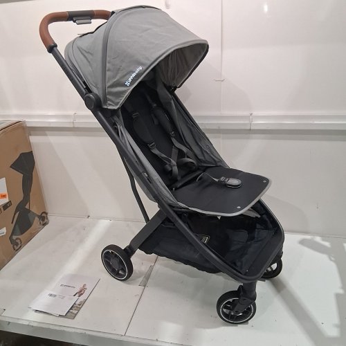 UPPABABY MINU V3 LIGHTWEIGHT FOLDABLE STROLLER - SAVANNAH GREY image 2