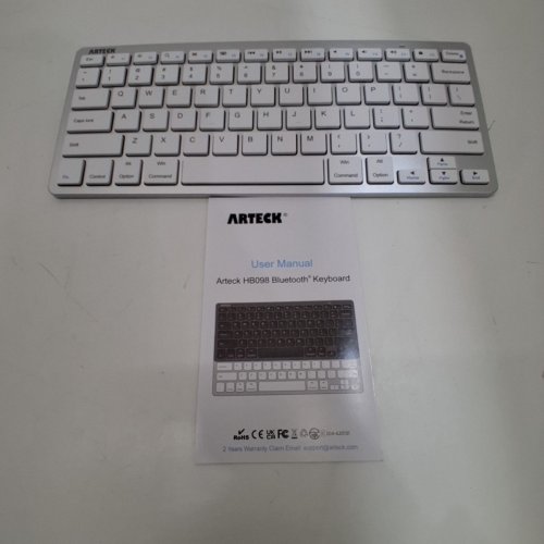 ATRECK ULTRA-SLIM BLUETOOTH KEYBOARD - SILVER (MODEL: HB098) image 4