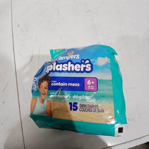 15PK PAMPERS SWIM SPLASHERS DIAPERS - SIZE 6 image 2