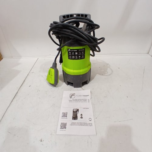 FLUENTPOWER SUBMERSIBLE PUMP WITH FLOAT SWITCH AND HOSE CONNECTOR - 3/4HP 3300GPH - GREEN - (MODEL: FSP750DW) image 3