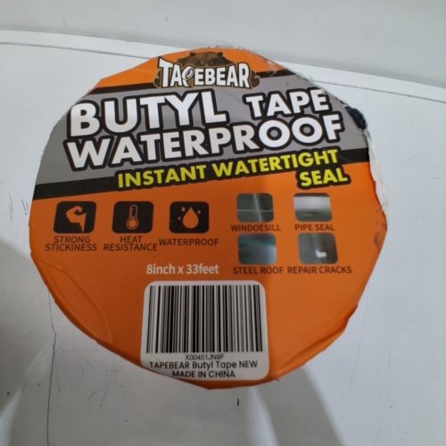 TAPE-BEAR WATERPROOF BUTYL TAPE - 8" X 33FT - SILVER (MODEL: TB-RA100-1-8) image 2