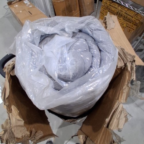 12" HYBRID MEMORY FOAM MATTRESS IN A BOX - KING - GREY image 3