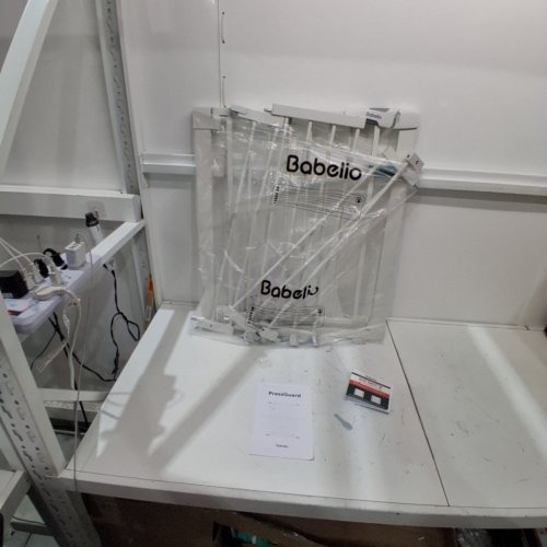 BABELIO ADJUSTABLE BABY GATE FOR DOORWAYS - 29" TO 55" X 30" - WHITE (MODEL: CB-M-101) image 3