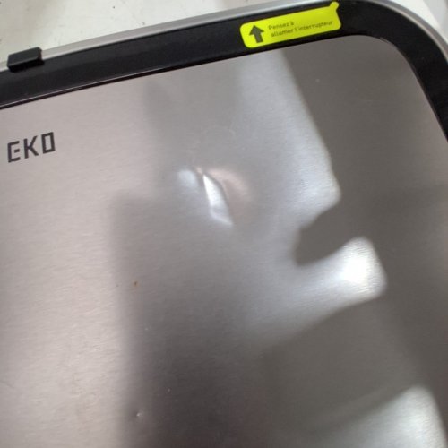 EKO DELUXE MIRAGE-T MOTION SENSOR TRASH CAN - 50L - SILVER (MODEL:EK9378-50L) image 6