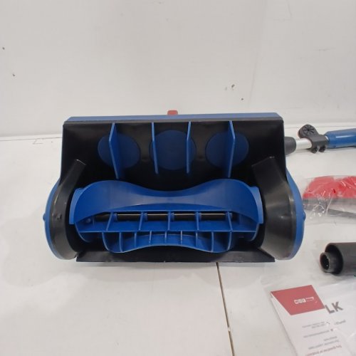 ENHULK BATTERY POWERED CORDLESS SNOW SHOVEL BLOWER WITH DIRECTIONAL PLATE & ADJUSTABLE FRONT HANDLE - 20V / 4AH - 12" PATH - BLUE (MODEL: ASYSN04) image 4