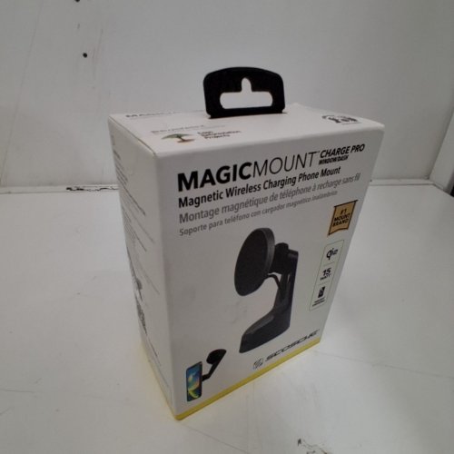 SCOSCHE MAGICMOUNT MAGNETIC WIRELESS CAR CHARGING MAGSAFE WINDOW/DASH PHONE MOUNT - 15W - BLACK (MODEL: MPQMRWD-SP) image 2
