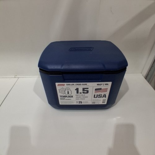 COLEMAN CHILLER 16 QT PORTABLE COOLER - 15 L - DARK BLUE (MODEL: 5877) image 3