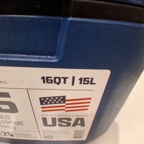 COLEMAN CHILLER 16 QT PORTABLE COOLER - 15 L - DARK BLUE (MODEL: 5877) image 6