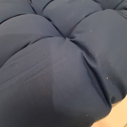 CAMPING COT PAD CUSHION - 68" X 24" - NAVY/GREY image 3